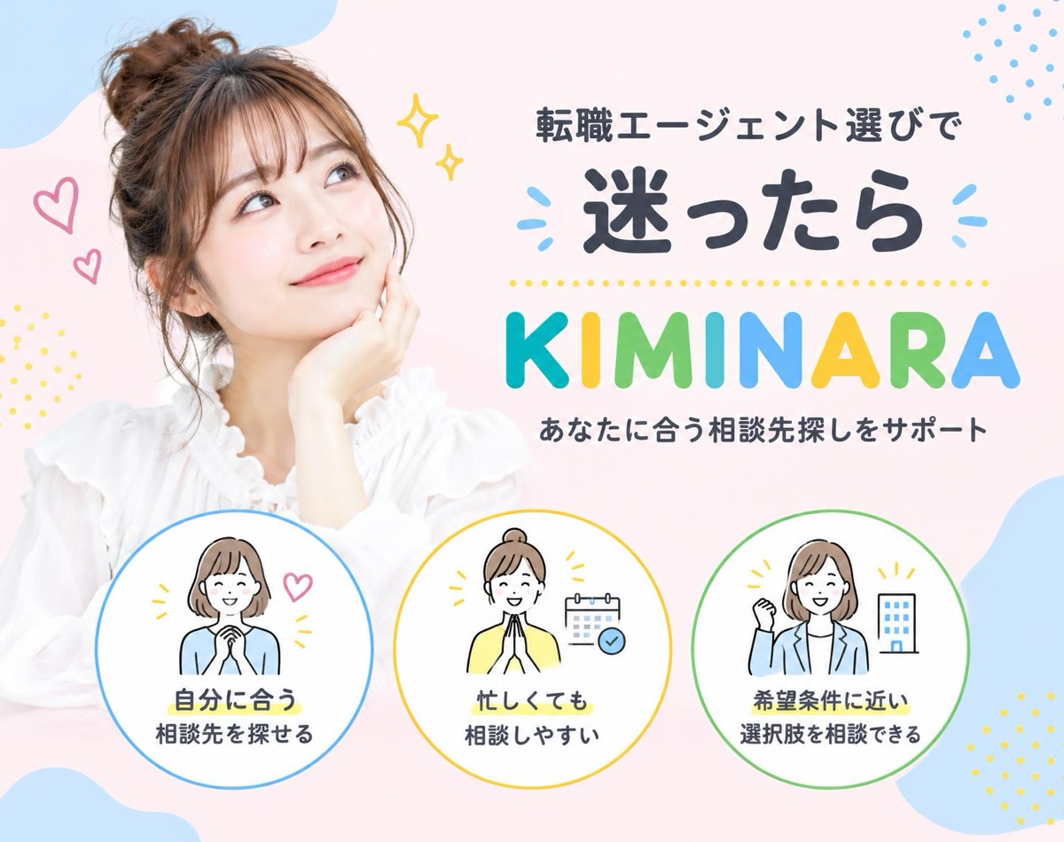 転職エージェント選びで迷ったら KIMINARA